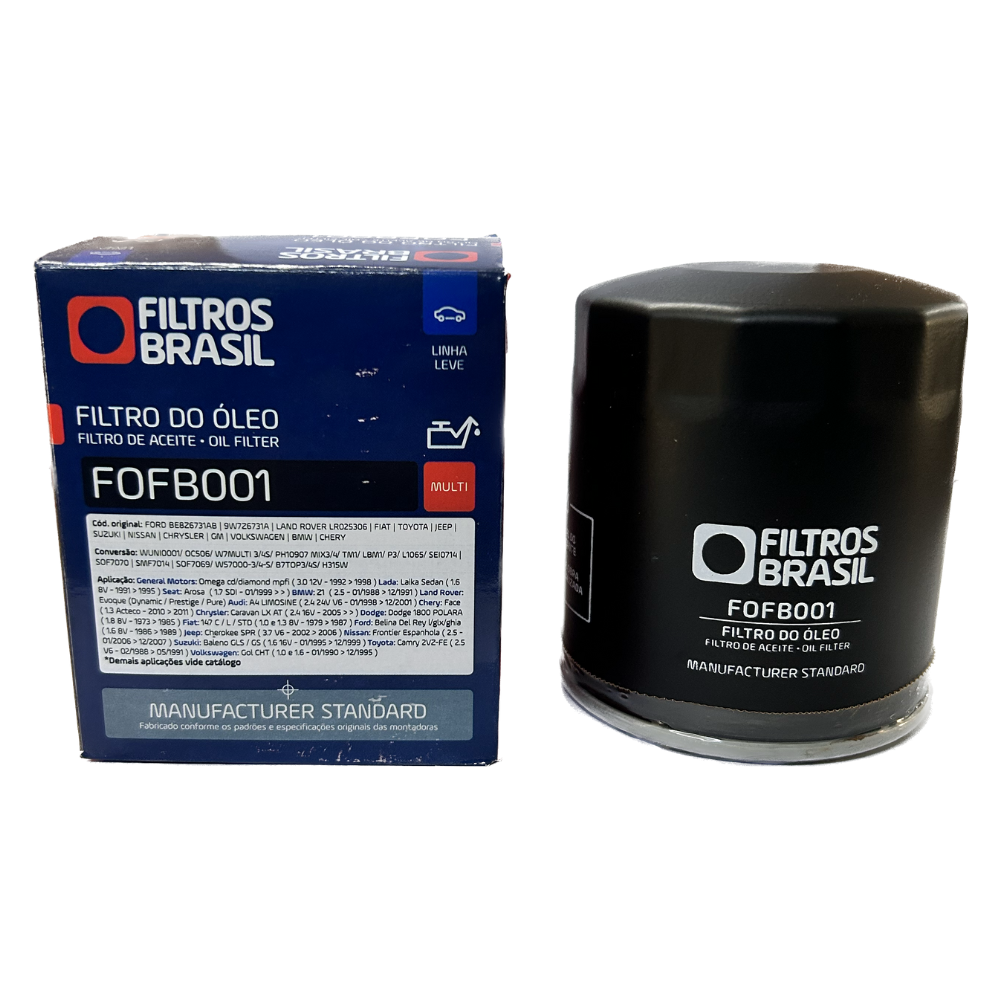 ELEMENTO FILTRO DE OLEO - FILTROS BRASIL - EOFB001